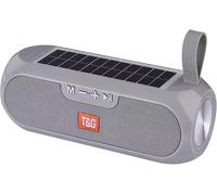 Enceinte Bluetooth Avec Charge Solaire 10 W Haut Parleur Wifi Tg182 (Gris)