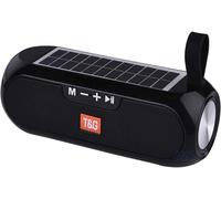 Enceinte Bluetooth Avec Charge Solaire 10 W Haut Parleur Wifi Tg182 (Noir)