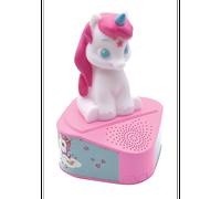 Enceinte bluetooth avec figurine lumineuse licorne