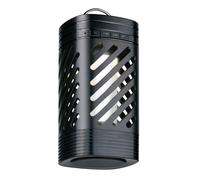 Enceinte Bluetooth avec Lanterne Portable avec Lumières RGB et Effet Flamme - Party Speaker avec 24h d¿Autonomie - Compact et Élégant - Noir