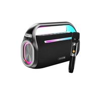 Enceinte Bluetooth avec Microphone Portable Autonomie 10 Heures Swissten Noir Noir G