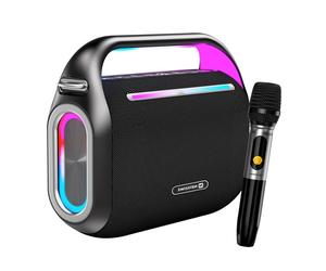 Enceinte Bluetooth avec Microphone Portable Autonomie 15 Heures Noir