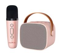 Enceinte Bluetooth avec Microphone Portable Autonomie 5 heures Maxlife Rose clair