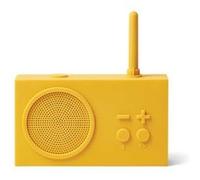Lexon TYKHO 3 Enceinte Bluetooth Portable et Poste Radio FM, Etanche avec Batterie Rechargeable - Jaune