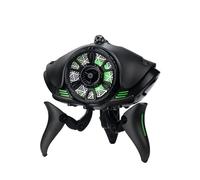 Enceinte Bluetooth avec Son Surround TWS Éclairage d'ambiance LED synchronisé avec Le Rythme de la Musique Haut-parleurs médiums 20 W Haut-parleurs Haute fréquence 10 W Transmission Bluetooth s Black