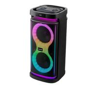Enceinte Bluetooth 5.0 TWS 40W avec Effets Lumineux Modèle Party X40 avec Radio Avizar Noir
