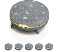 Enceinte Bluetooth Beatfoxx ZB-7 Zen Box avec lumière - machine à bruit blanc pour aider bébé à s'endormir; sons apaisants (vagues, oiseaux, tonnerre, etc.).