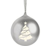 Bigben Connected Boule de Noël enceinte Bluetooth EPOK XMASBALLSILV – Stéréo TWS, LED