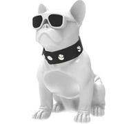 Enceinte Bluetooth - Bouledogue Français HIFI012 - Petit - Blanc
