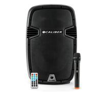 Enceinte Bluetooth Caliber HPA605BT - 250W - USB/SD - Karaoké - Batterie intégrée - Noir