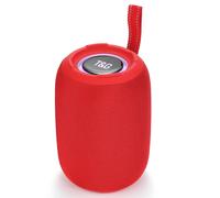 Enceinte Bluetooth Camouflage 15W Portable Avec Subwoofer Et LED Colorées Rouge YONIS