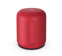 Enceinte Bluetooth cylindrique sans fil, mini enceinte portable créative avec caisson de basses, rouge. Idéale maison,comme cadeau