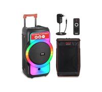 Pyle Enceinte Bluetooth de Fête Grande Taille - Gros Haut-Parleur Bluetooth avec Système Stéréo sans Fil Véritable (TWS) - Basses Puissantes et Aigus Clairs - Grand Haut-Parleur avec Sac de Transport