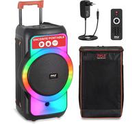 Enceinte Bluetooth De Fête Grande Taille ¿ Gros Haut-Parleur Bluetooth Avec Système Stéréo Sans Fil Véritable (Tws) ¿ Basses Puissantes Et Aigus Clairs ¿ Grand Haut-Parleur Avec Sac De Transport