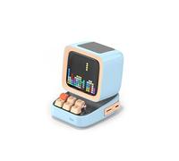 Enceinte bluetooth Ditoo rétro Pixel Art alarme-réveil panneau d'affichage LED bleu