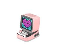 Enceinte bluetooth Ditoo rétro Pixel Art alarme-réveil panneau d'affichage LED Rose