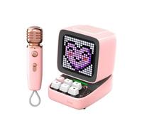 Enceinte Bluetooth - Divoom - Ditoo Mic Rose - 15W - Karaoke - Affichage Pixelisé