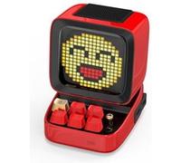 Enceinte bluetooth Divoom Ditoo Plus rétro Pixel Art alarme-réveil panneau d'affichage LED rouge Rouge G