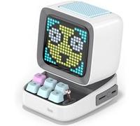 Enceinte bluetooth Divoom Ditoo rétro Pixel Art alarme-réveil panneau d'affichage LED blanc Blanc G
