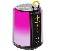 Enceinte Bluetooth : enceinte portable 8 W avec son stéréo HD, sans fil, double appairage TWS, éclairage RVB, Bluetooth 5.3/Aux