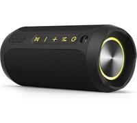 Enceinte Bluetooth, Enceintes Sans Fil Portables, Enceinte Étanche Ipx7, Stéréo Avec Appairage Tws, Longue Durée De Lecture Pour La Maison, Les Voyages, Noir