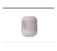 KREAFUNK Kids Glowie Enceinte Enfant Bluetooth - Lampe LED, Bruit blanc, Sons apaisants, Veilleuse rechargeable -rose