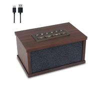 Enceinte Bluetooth et Lecteur de Sommeil en Bois, Rechargeable Bluetooth Machine à Bruit Blanc Avec Contrôle du Volume et Minuterie, Convient Pour Les Voyages, Détendre L'humeur, Améliorer L'insomnie,