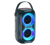 Enceinte Bluetooth Étanche Lumière RGB Portable 10W Puissance Sonore 5h Autonomie Bleu YONIS
