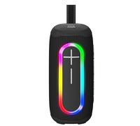 Enceinte Bluetooth Extérieur Étanche IPX6 10W Son Puissant Autonomie 6h Noir YONIS