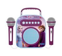 Lexibook Disney La Reine des Neiges Haut-parleur karaoké portable sans fil avec microphone