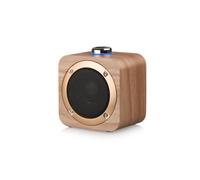 Halterrego Enceinte Bluetooth en Bois, BT V5.0, RMS 3W, Batterie Rechargeable de 1200mAh.