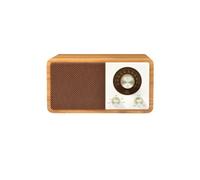 Halterrego Enceinte sans fil Charge Induction Qi 15W – Bluetooth 5.0, 10W RMS, FM, Argent