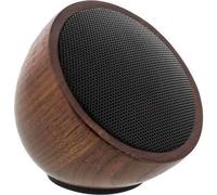 InLine wOODWOOM Mini Haut-Parleur Bluetooth (52 mm) en Bois de Noyer