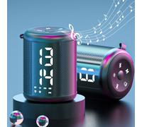 Enceinte Bluetooth intelligente d'extérieur pour la rentrée scolaire, réveil, petite enceinte multifonctionnelle avec caisson de basses et son de