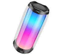 Enceinte Bluetooth LED RGB Multicolore Étanche IPX6 Son puissant 8W Noir