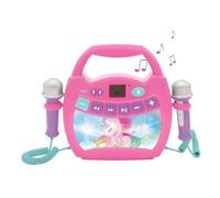Enceinte Bluetooth Licorne - LEXIBOOK - Effets Lumineux, Micros et Batterie Rechargeable