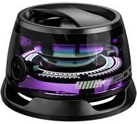 Enceinte Bluetooth Magnétique Multifonctionnelle G200 Avec Éclairage Multicolore Rvb Et Effet Sonore Surround 3d Pour Smartphones (Noir)