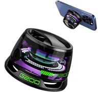Enceinte Bluetooth Magnétique Multifonctionnelle, G200 Haut-Parleur Bluetooth Portable Avec Lumière Multicolore Rvb Et Support De Téléphone, Haut-Parleur Bluetooth Magbeat Étanche Pour Voyage En Plei
