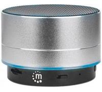 Manhattan 165327 Haut-parleur Portable Noir, Bluetooth, USB Micro-USB, IPX4, Lecteur MicroSD, Batterie intégrée, 140g