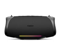 Medion Enceinte Bluetooth P61762 – 2x25W, Bass Boost, RGB, IPX7, Powerbank intégrée, Anthracite