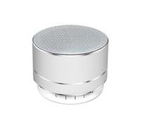 Enceinte Bluetooth Mini A10 Métal Son Puissant USB 3W Autonomie 10m Argent