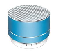 Enceinte Bluetooth Mini A10 Métal Son Puissant USB 3W Autonomie 10m Bleu YONIS