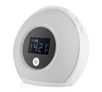 Enceinte Bluetooth, Mini Enceinte sans Fil Bluetooth avec Réveil, Enceinte Bluetooth Coloré Enfants pour Chambre