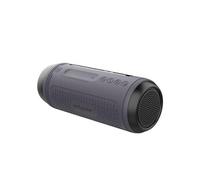 Enceinte Bluetooth Multifonctionnelle Avec Micro Intégré Et Lumières LED Gris