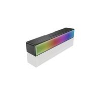 Enceinte Bluetooth Multifonctionnelle Lumière RGB Rythmique Son 3D Haut-parleurs Puissants YONIS Noir