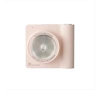 Enceinte Bluetooth multifonctionnelle sans fil avec mini-caméra selfie pour téléphone portable BT5.4, rose, idéale pour l'extérieur.