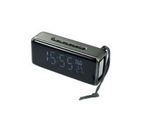 Enceinte Bluetooth Multifonctions Avec Alarme Horloge Affichage Température FM MP3e Gris