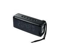Enceinte Bluetooth Multifonctions Avec Alarme Horloge Affichage Température FM MP3e Noir YONIS Noir
