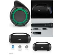 Enceinte Bluetooth - Nedis - Boombox RGB - 120W - IPX5 - TWS - Micro sans fil