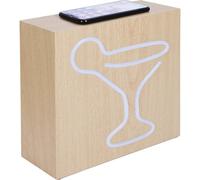 Enceinte Bluetooth + Néon - Chargeur sans fil - 15 W Portée jusqu?à 10 mètres